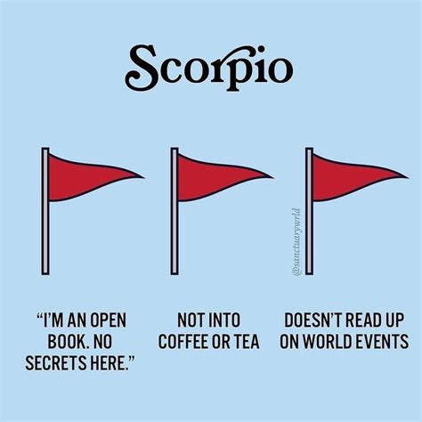 scorpio man red flags